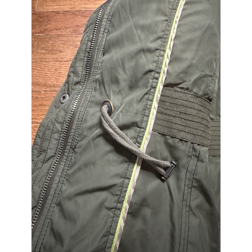 RUEHL No.‎ 925 Women's Down Feather Olive Green Jacket Thigh Length Size Medium - Picture 8 of 12